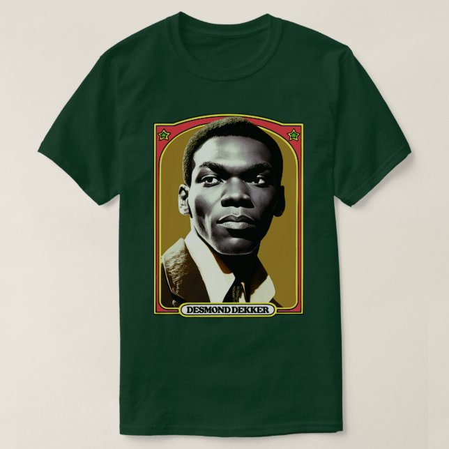 T-shirt Desmond Dekker les années 70 Reggae Design origina (Design devant)