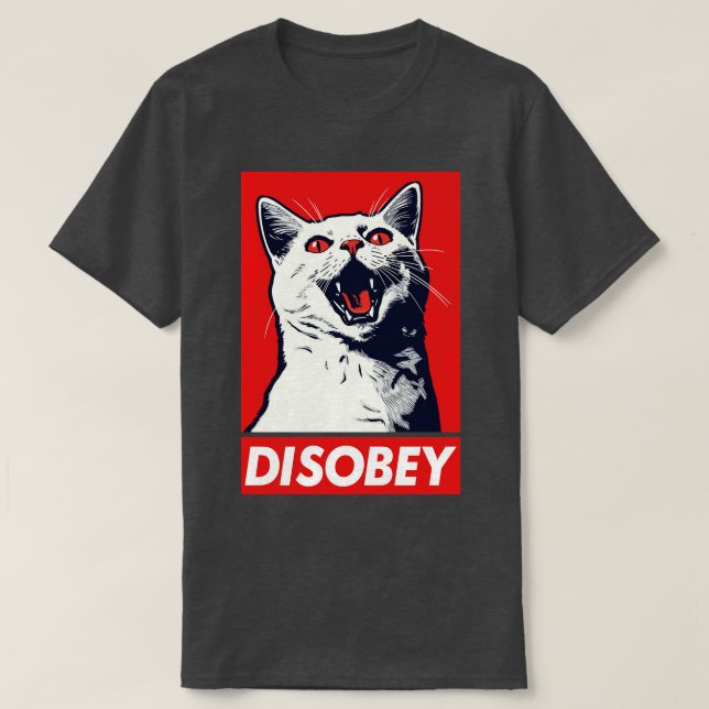 T-SHIRT DÉSOBÉÉ (Design devant)