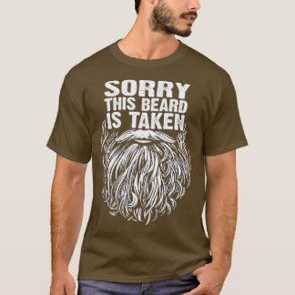T-shirt Désolé cette barbe a été prise 5 6