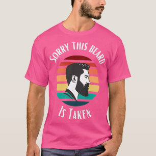 T-shirt Désolé cette barbe est prise 20 1