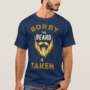 T-shirt Désolé cette barbe est prise 40
