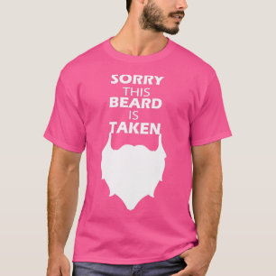 T-shirt Désolé cette barbe est prise 81