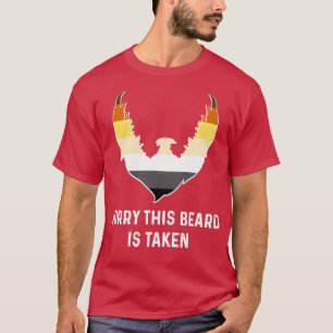 T-shirt Désolé cette barbe est prise Bear Fraternity Drape