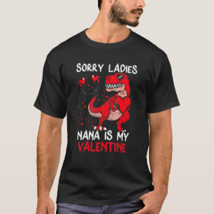 T-shirt Désolé Dames Nana My Valentine Day Baby Boy Toddle