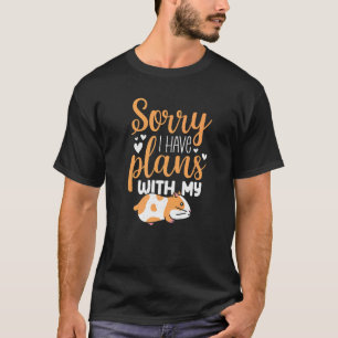 T-shirt Désolé D'Avoir Des Plans Avec Mon Amoureux des ani
