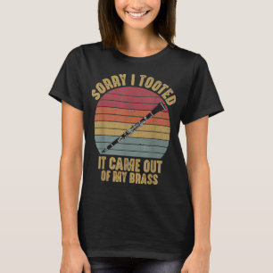 T-shirt Désolé d'avoir pris Clarinet drôle Clarinetist Mar