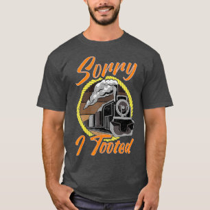 T-shirt Désolé d'avoir pris le train ingénieurTrain Lover