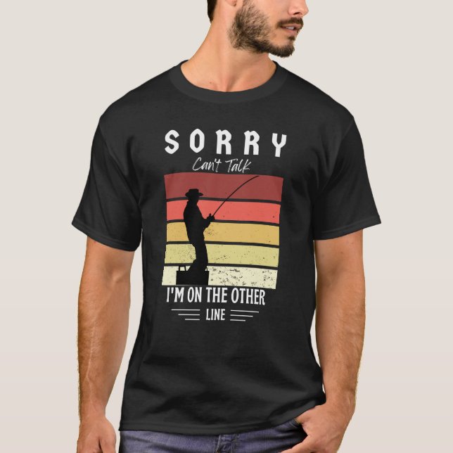 T-shirt Désolé de ne pas pouvoir parler je suis sur l'autr (Devant)