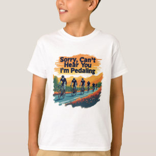 T-shirt Désolé de ne pas pouvoir vous entendre Je suis en