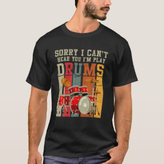 T-shirt Désolé de ne pas pouvoir vous entendre Je suis Jou