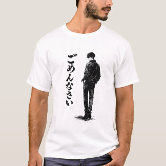 T-shirt Désolé, écrit en japonais