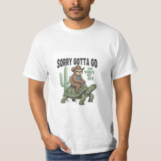 T-shirt Désolé, faut que j'y aille Tee - Paresseux sur T-S