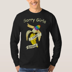 T-shirt Désolé Filles J'Aime Les Bananes Gay pride Mois Lg