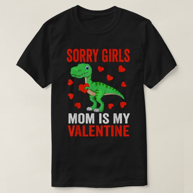 T-shirt Désolé Filles Maman Est Mon Valentine Toddler Garç (Design devant)