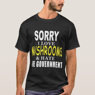 T-SHIRT DÉSOLÉ J'ADORE LES CHAMBRES MUSCULAIRES ET HAINE L