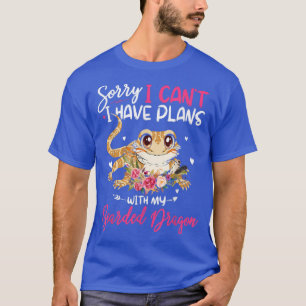 T-shirt Désolé J'Ai Des Plans Avec Mon Dragon Lourd Loin