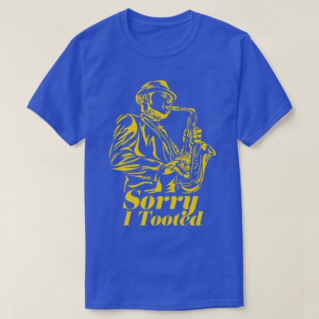 T-shirt Désolé, j'ai dessiné du saxophone (Design devant)