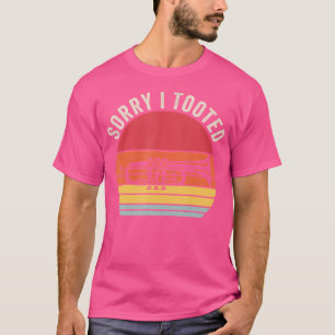 T-shirt Désolé J'Ai Toté Trumpet Trumpeter Horn Player Orc