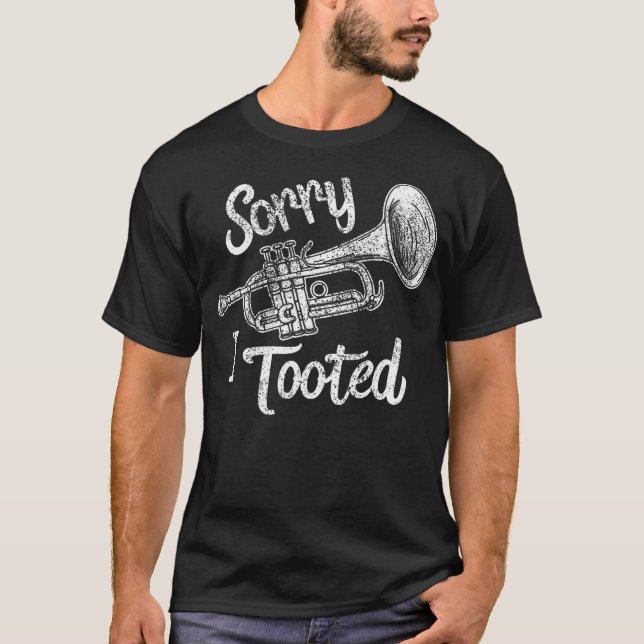 T-shirt Désolé j'ai Trompeté (Devant)