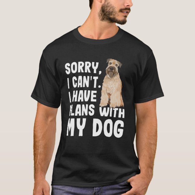 T-shirt Désolé Je Ne Peux Pas Avoir De Plans Avec Ma Roue  (Devant)