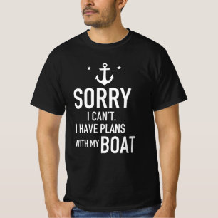 T-shirt Désolé, je ne peux pas avoir de plans avec mon c