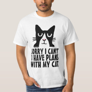 T-SHIRT DÉSOLÉ, JE NE PEUX PAS AVOIR DE PLANS AVEC MON CHA