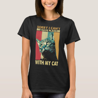 T-shirt Désolé, je ne peux pas avoir de plans avec mon cha