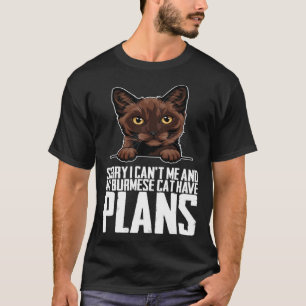 T-shirt Désolé, je ne peux pas avoir de plans pour moi et
