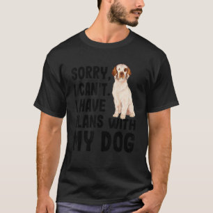 T-shirt Désolé Je Ne Peux Pas Avoir Des Plans Avec Mon Spa