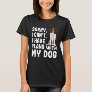 T-shirt Désolé Je Ne Peux Pas Avoir Des Plans Avec Mon Spr