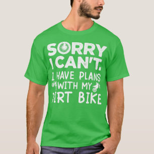 T-shirt Désolé, je ne peux pas avoir des plans avec mon vé