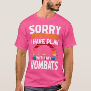 T-shirt Désolé Je Ne Peux Pas Avoir Un Plan Avec Mes Womba