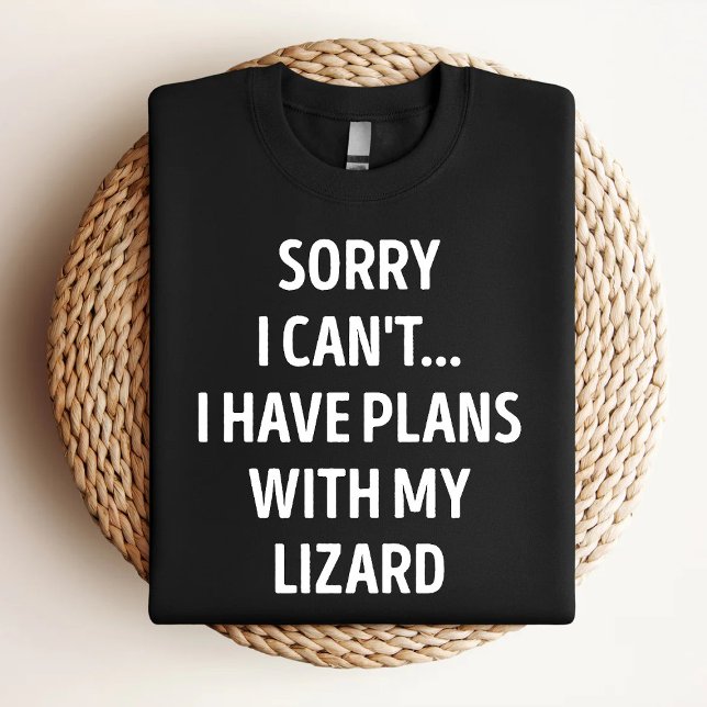 T-shirt Désolé je ne peux pas j'ai des plans avec mon léza (Créateur téléchargé)
