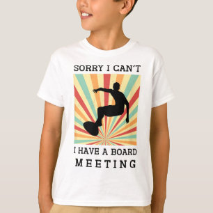 T-shirt Désolé je ne peux pas j'ai une réunion du conseil