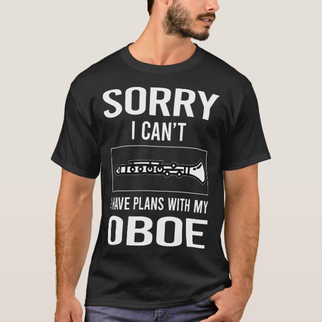 T-shirt Désolé, je ne peux pas ouvrir (Devant)