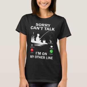 T-shirt Désolé, je ne peux pas parler, je suis sur mon aut