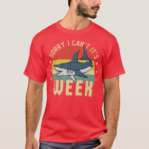 T-shirt Désolé Je Ne Peux Pas Sa Semaine Drôle Retro Requi