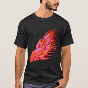 T-shirt Désolé je n'écoutais pas je pensais aux poissons