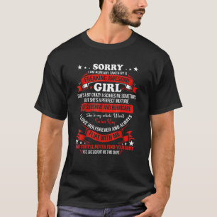 T-shirt Désolé Je Suis Déjà Pris Par Awesome Girl Valentin