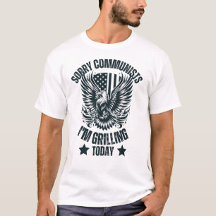 T-shirt Désolé les communistes que je suis en train de gri