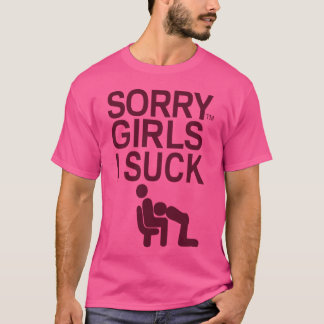 T-shirt DÉSOLÉ LES FILLES JE SUCE DES QUEUES garçon
