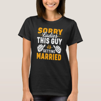 T-shirt Désolé Mesdames  Enterrement de vie de garçon Ente