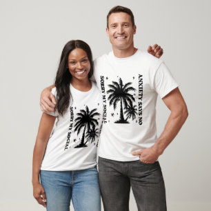 T-shirt Désolé, mon anxiété sociale dit non