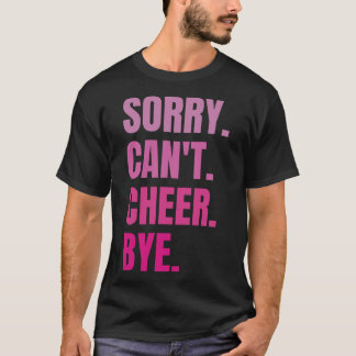 T-shirt Désolé, ne peut pas applaudir au revoir Retro Chee