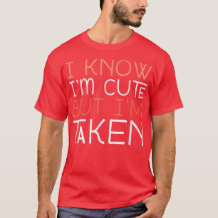 T-shirt Désolé petit ami petite amie pris Couples2