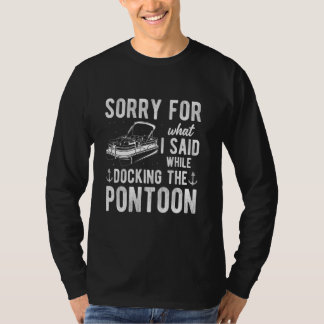 T-shirt Désolé Pour Ce Que J'Ai Dit Pendant Que Je Doctais