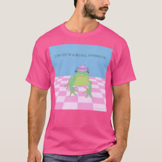 T-shirt Désolé Pour Les Bizarres Vibes Je Suis Mentalement