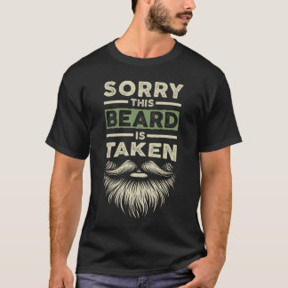 T-shirt Désoléson BarbuMari Petit Ami Drôle Barbu