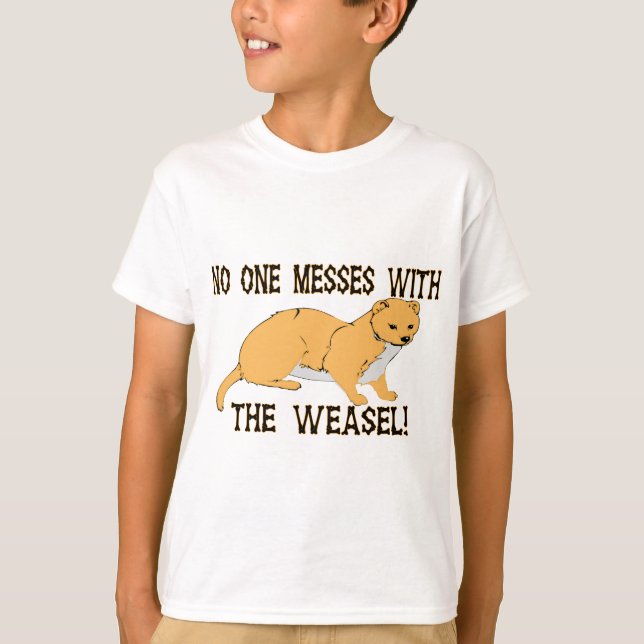 T-shirt Désordre avec la belette (Devant)