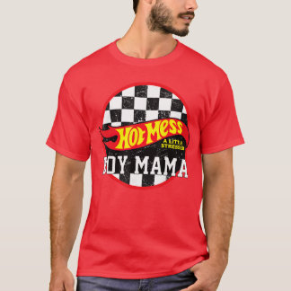 T-shirt Désordre Chaud Un Petit Garçon Mama famille stress